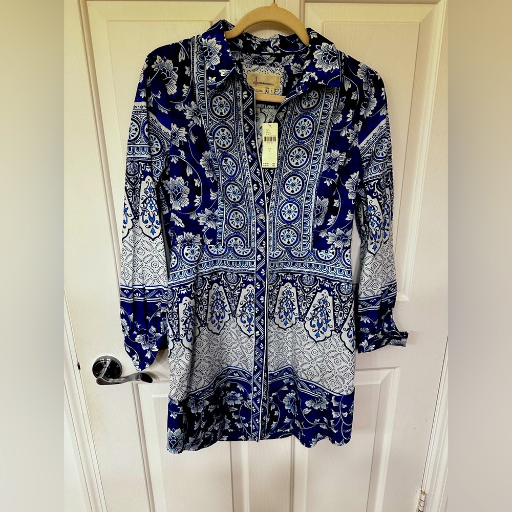 Long sleeve mini dress